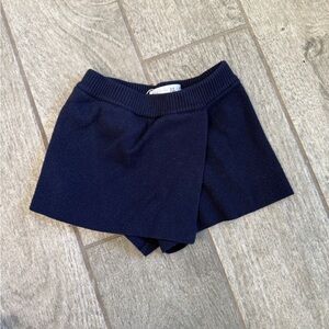 Zara Kids Navy Blue Kids Asymmetrical Skort